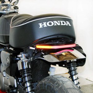 Honda Monkey License Plate Relocation - Side Mount - New Rage Cycles - 2-Position - `18-`27 Honda Monkey License Plate Relocation - Side Mount - New Rage Cycles - 2-Position - `18-`27